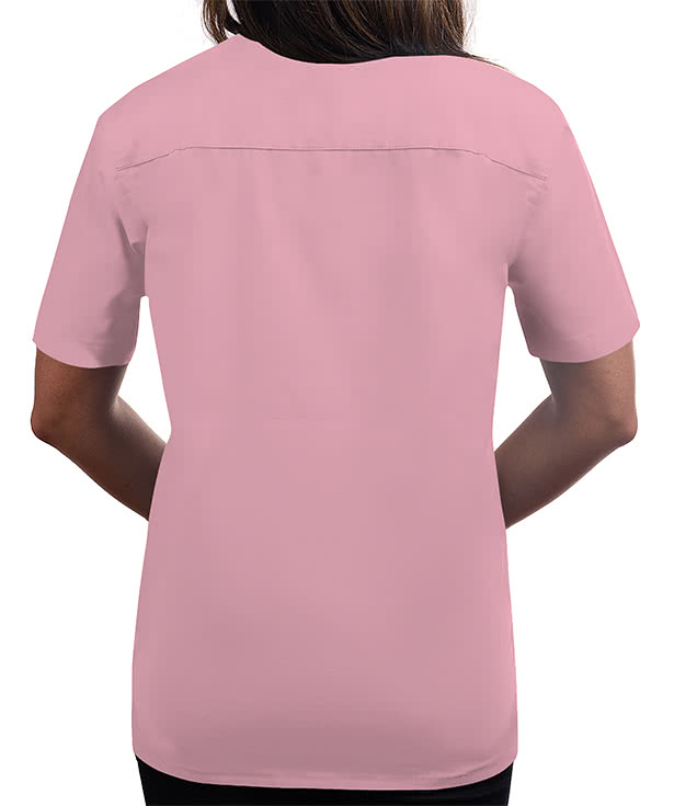 Blue Generation Women's Poplin Short Sleeve Dress Shirt