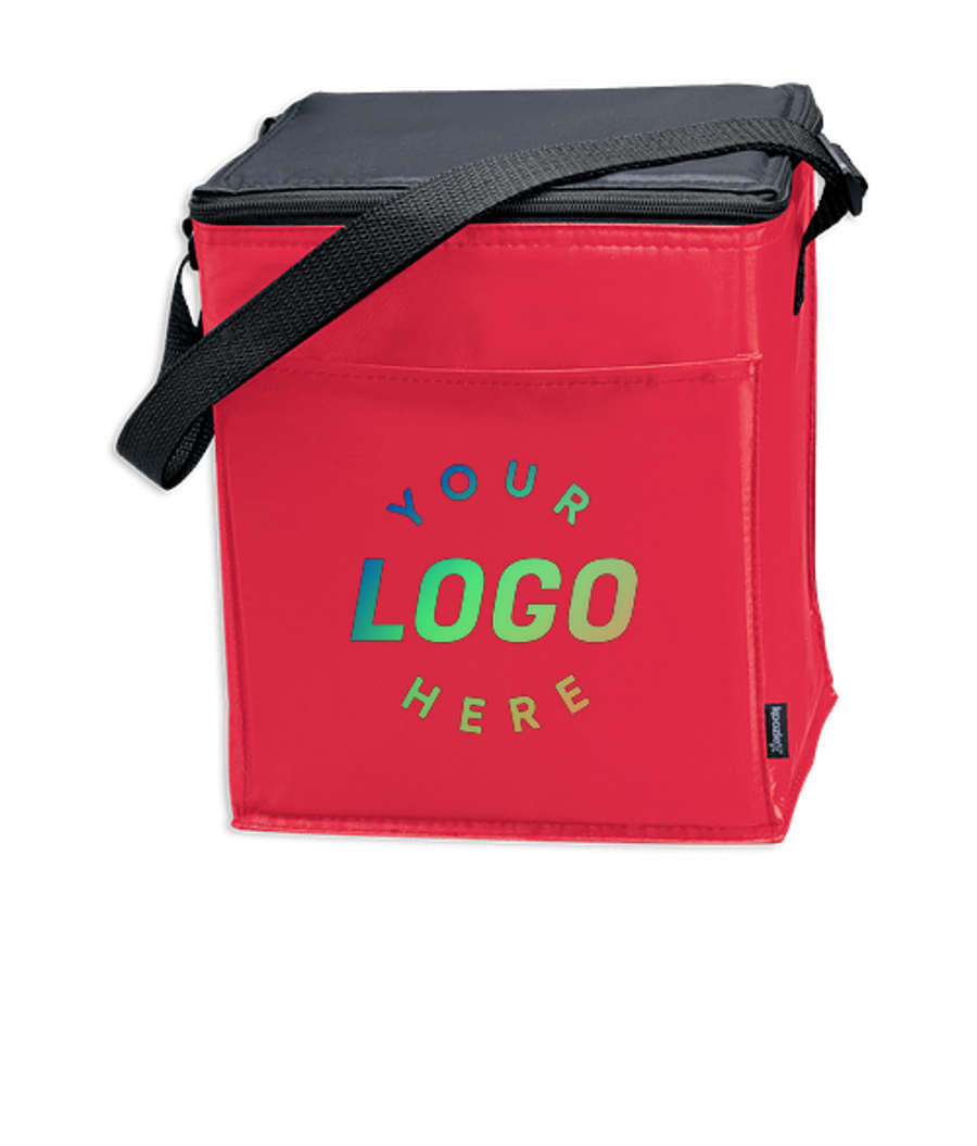 Full Color Koozie® Scout 12 Can Cooler in Red