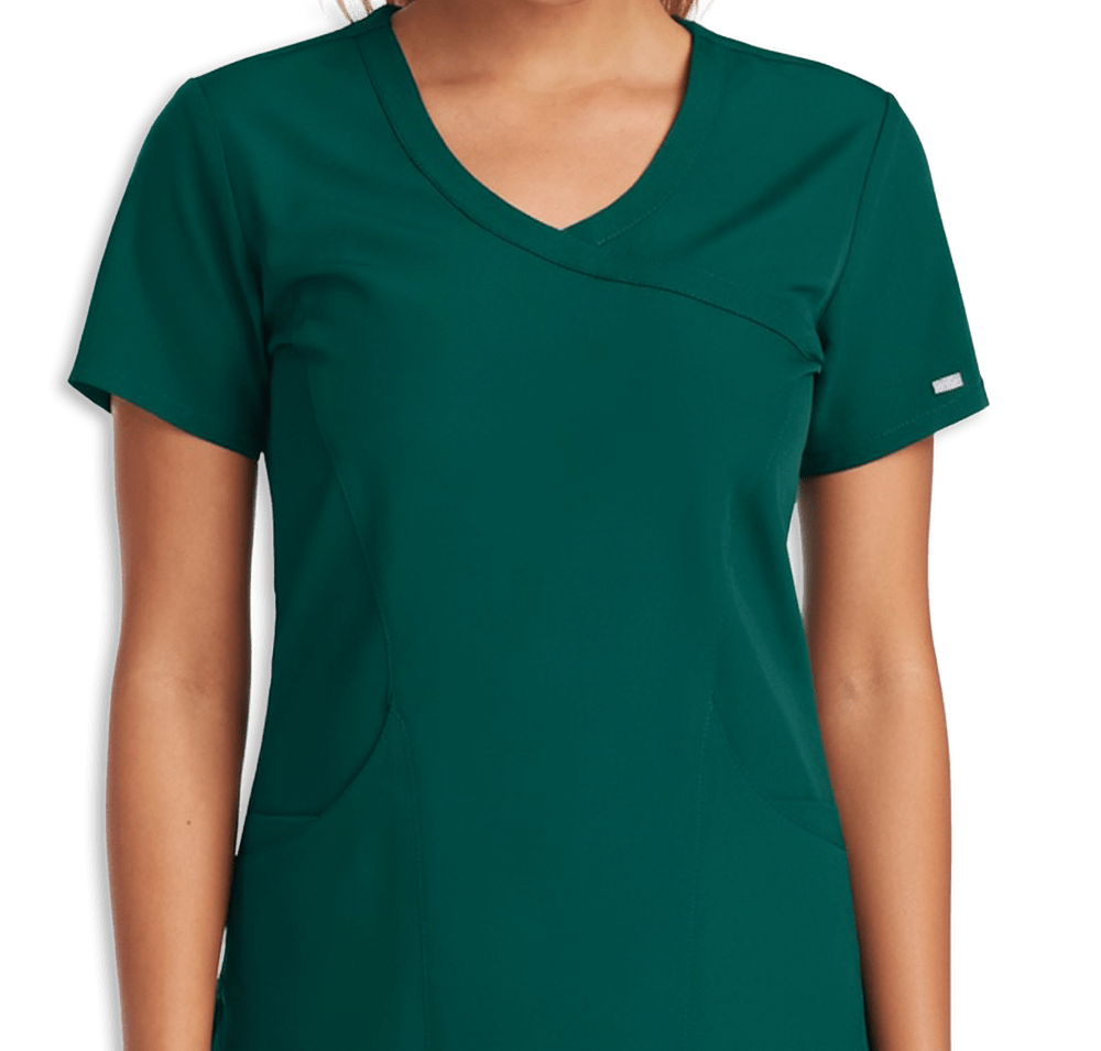 Skechers by Barco Women’s Reliance Recycled 3-Pocket V-Neck Scrub Top-default