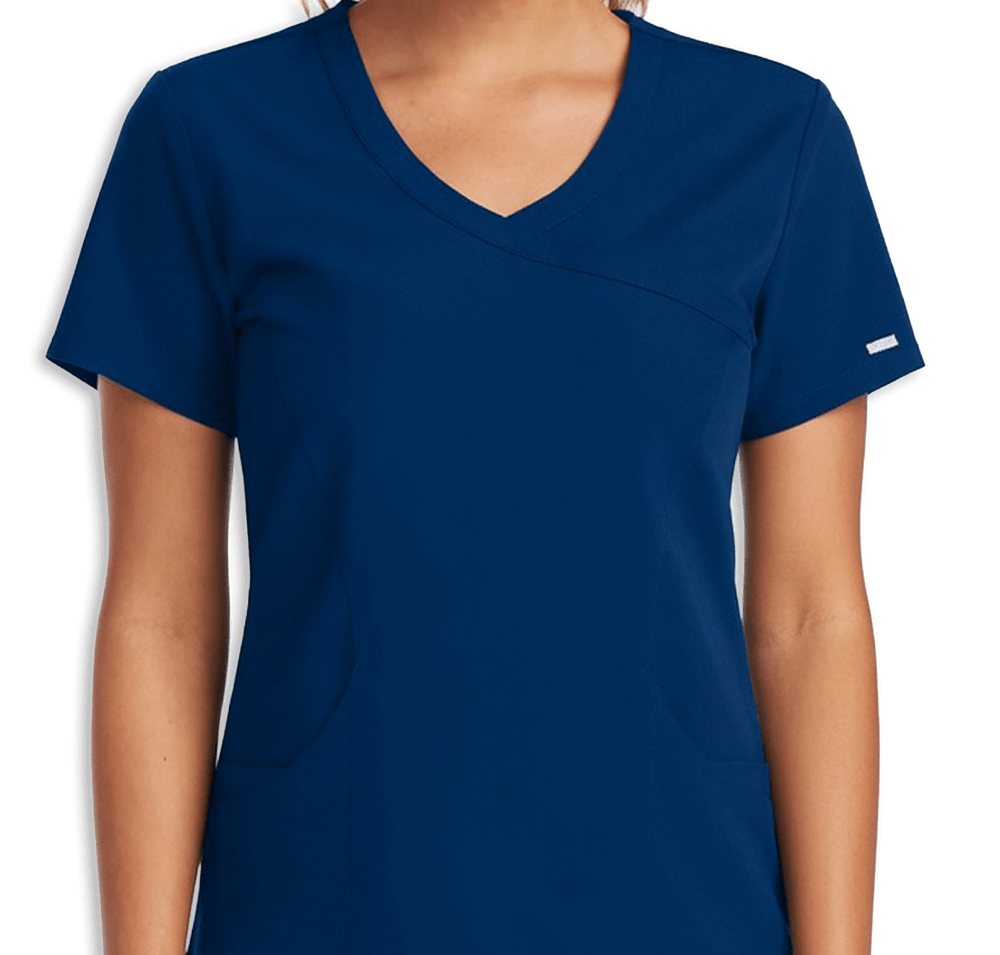 Skechers by Barco Women’s Reliance Recycled 3-Pocket V-Neck Scrub Top-default