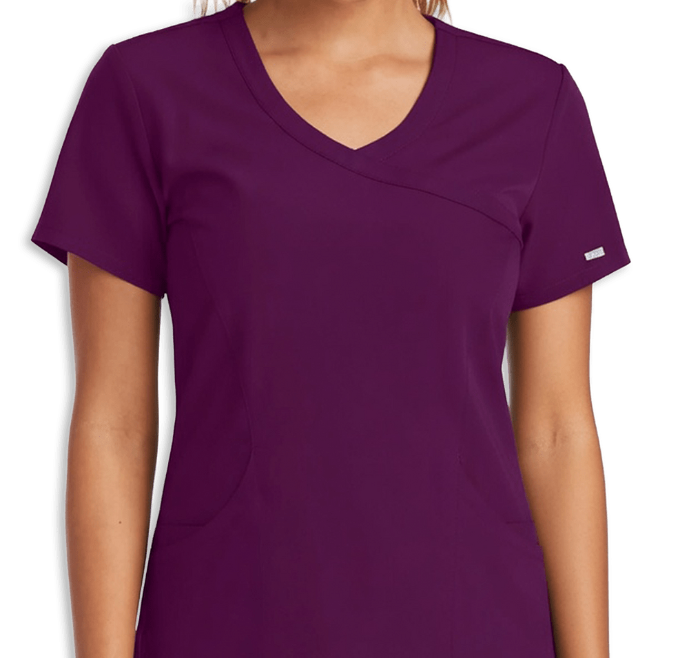 Skechers by Barco Women’s Reliance Recycled 3-Pocket V-Neck Scrub Top-default