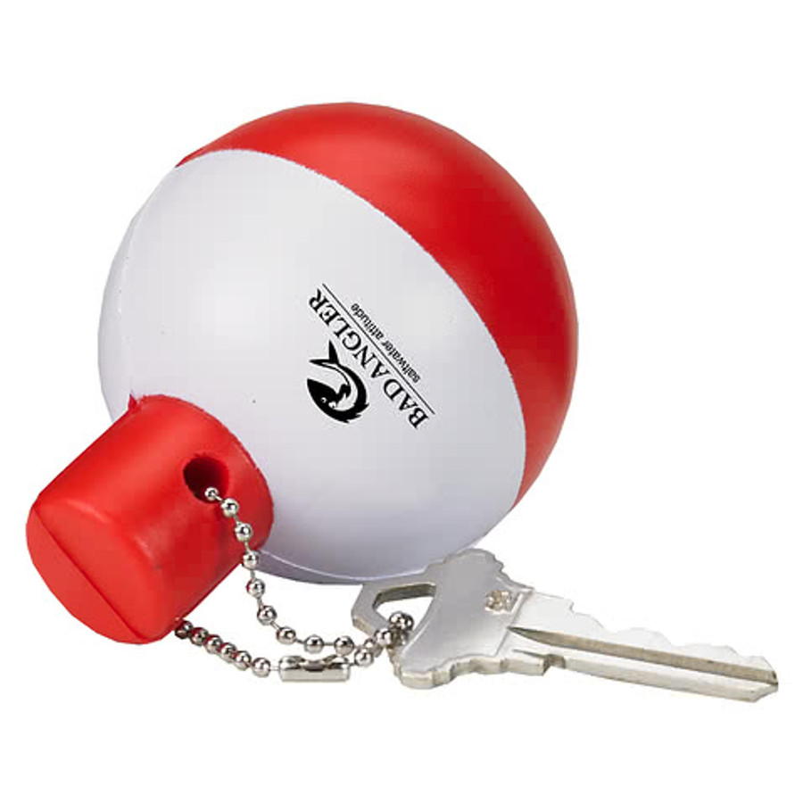 Fishing Bobber Floating Keychain in Blue