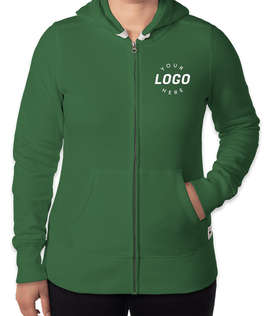 Roots Women's Paddlecreek Zip Hoodie - Color: Pine Green