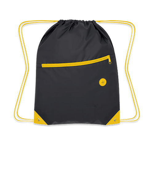 Custom Sports Reinforced Drawstring Bag - Design Drawstring