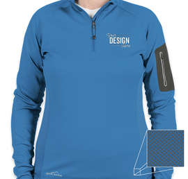 Eddie Bauer Women's Half Zip Performance Pullover - Color: Ascent Blue