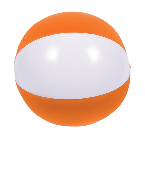 16" Two-Tone Beach Ball in ORANGE