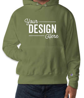 Champion Heavyweight Reverse Weave Pullover Hoodie - Color: Fresh Olive