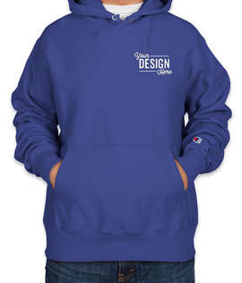 Embroidered Champion Heavyweight Reverse Weave Pullover Hoodie - Color: Sport Royal