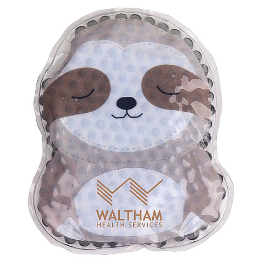 Sloth Aqua Pearls Hot/Cold Pack in Light Brown