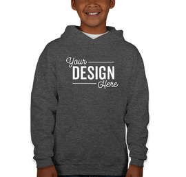 Jerzees Youth Nublend 50/50 Pullover Hoodie - Color: Black Heather