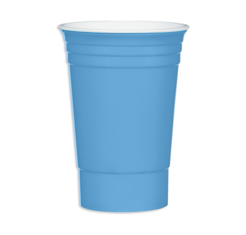 Full Color 16 oz. Reusable Plastic Party Cup (Case of 100)-default