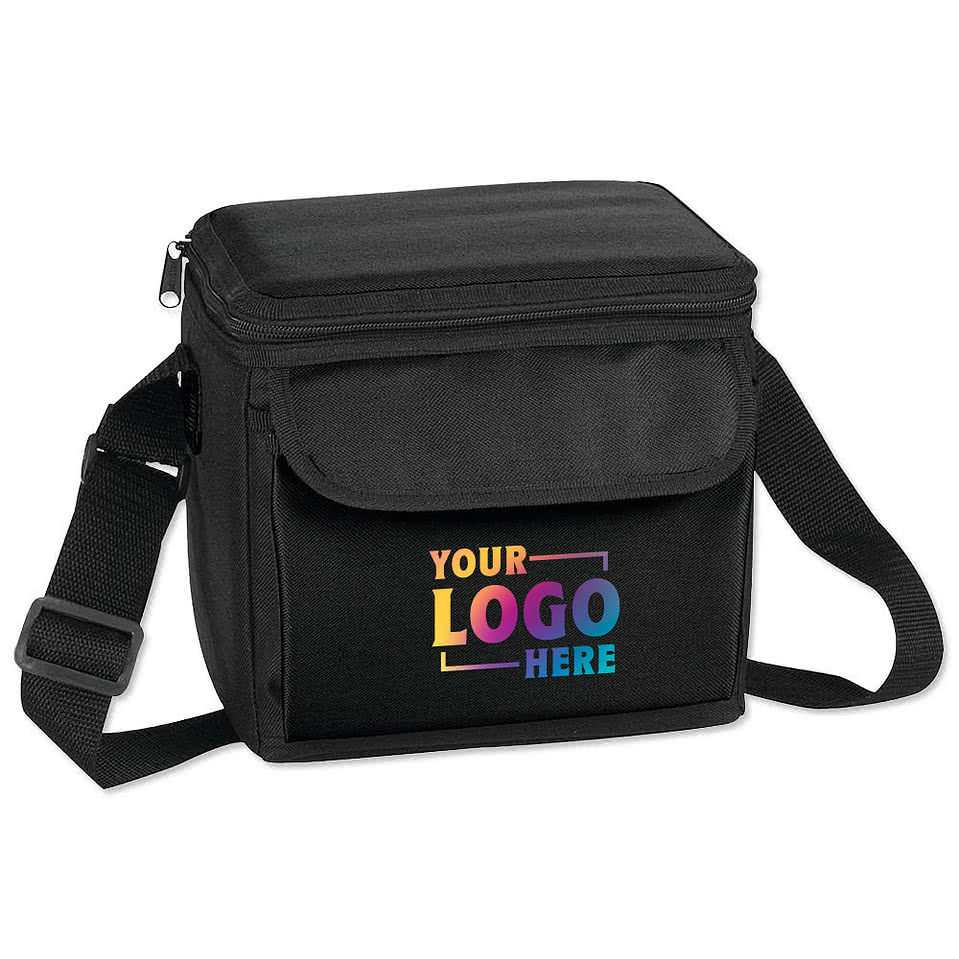 6 Can Gusseted Pocket Lunch Cooler