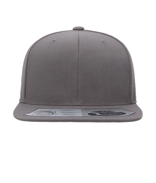 Flexfit 110 Six Panel Snapback Baseball Hat in Grey