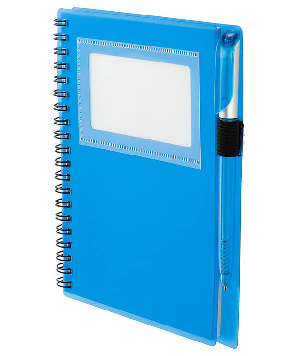 FSC Mix Star Soft Cover Spiral Notebook with Pen