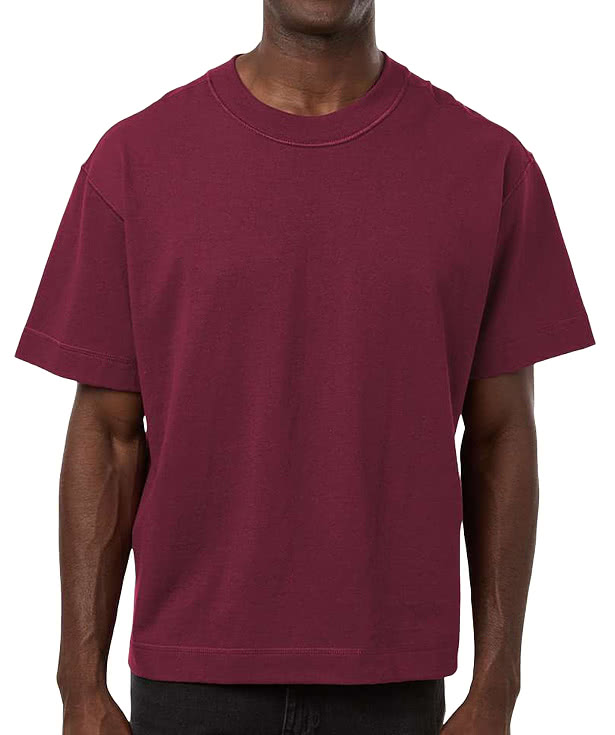 American Apparel Heavyweight Mid-Length Cotton T-shirt