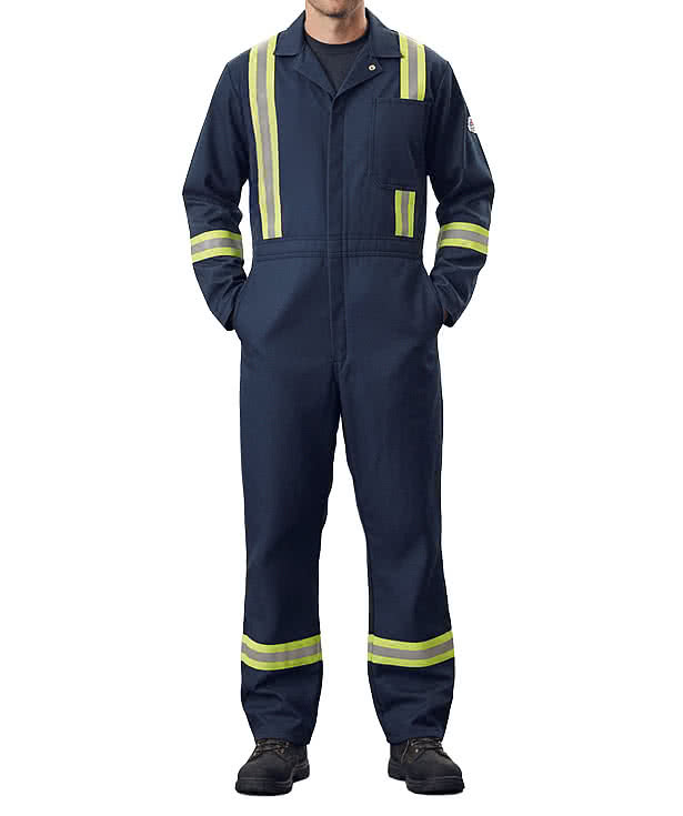 Bulwark Excel Flame-Resistant Reflective Safety Coverall