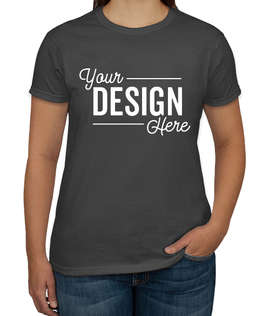 Canada - Gildan Ultra Cotton Women's T-shirt - Color: Charcoal