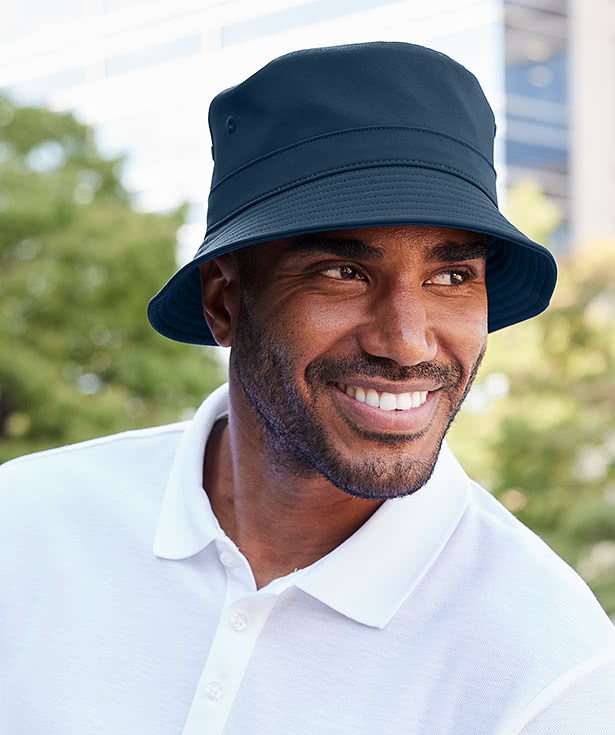 Port Authority Classic Poly Bucket Hat