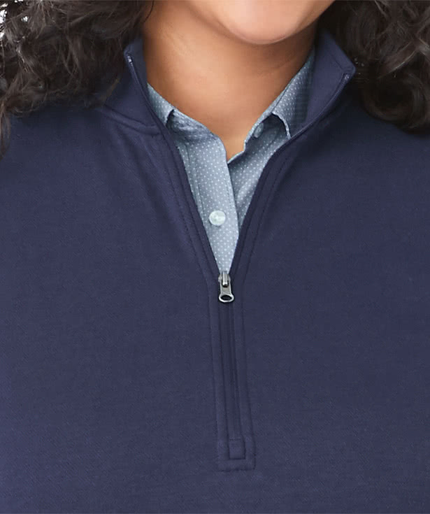 Elevate Women's Rigi Eco Knit Half Zip Sweatshirt