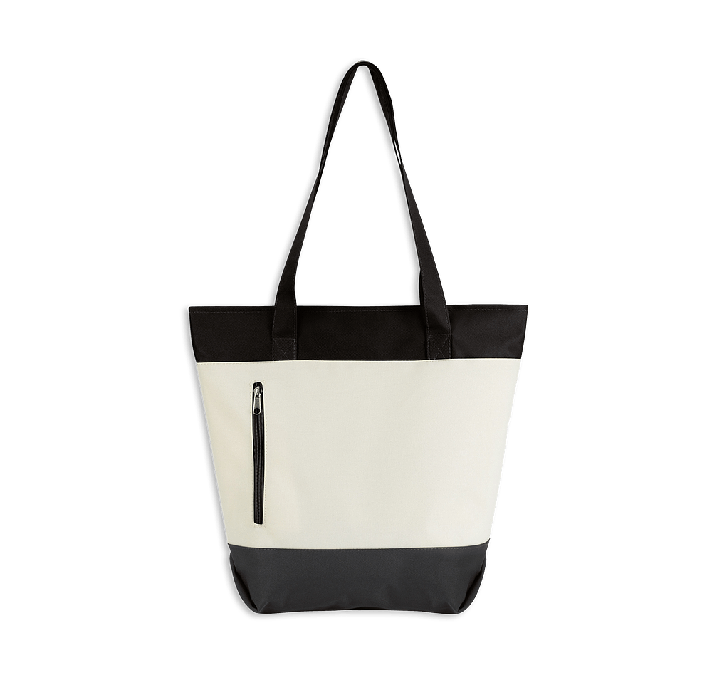 Full Color Tote Bag with Color Zipper-default