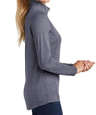 Sport-Tek Women's Tri-Blend Quarter Zip Performance Shirt