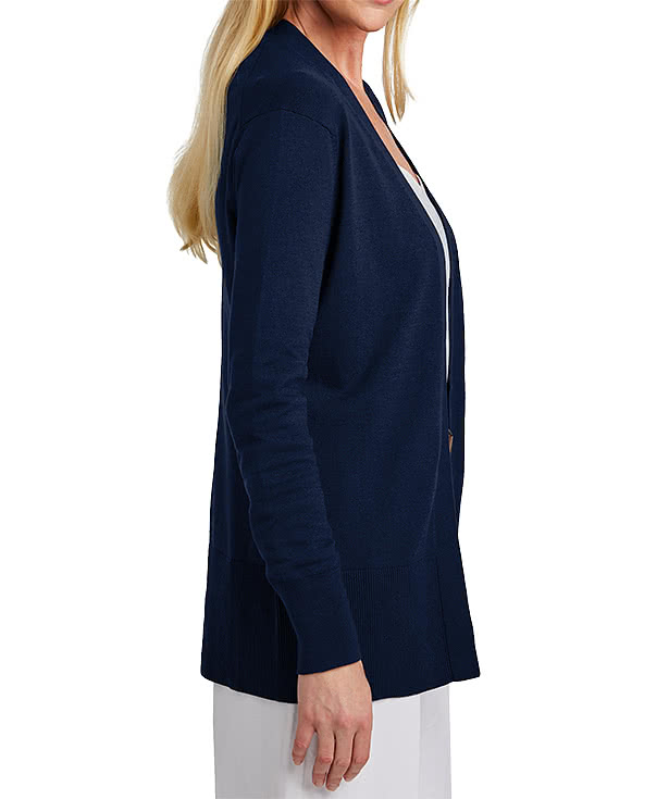 Brooks Brothers Women’s Cotton Stretch Long Open Cardigan
