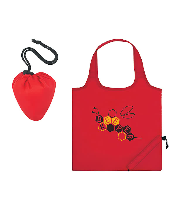 Full Color Medium Foldaway Shopper Tote Bag