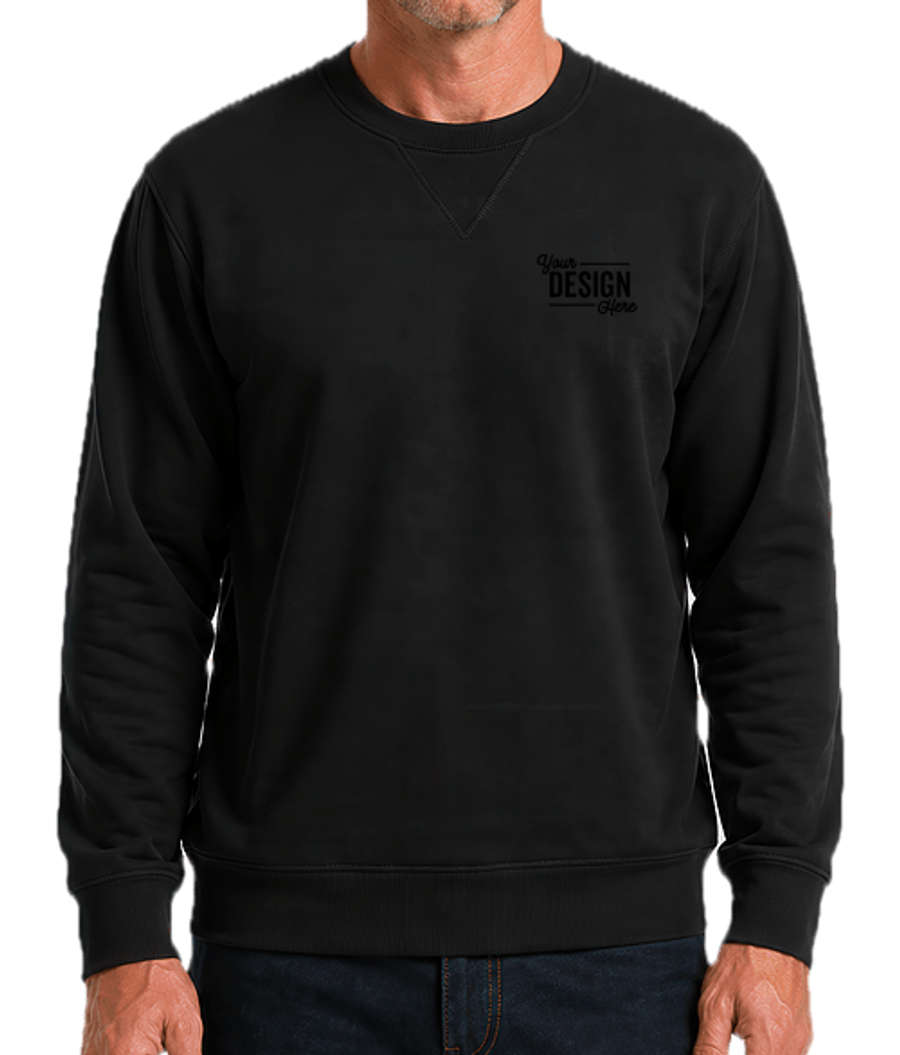 Wrangler Workwear Crewneck Sweatshirt - Embroidered in Black