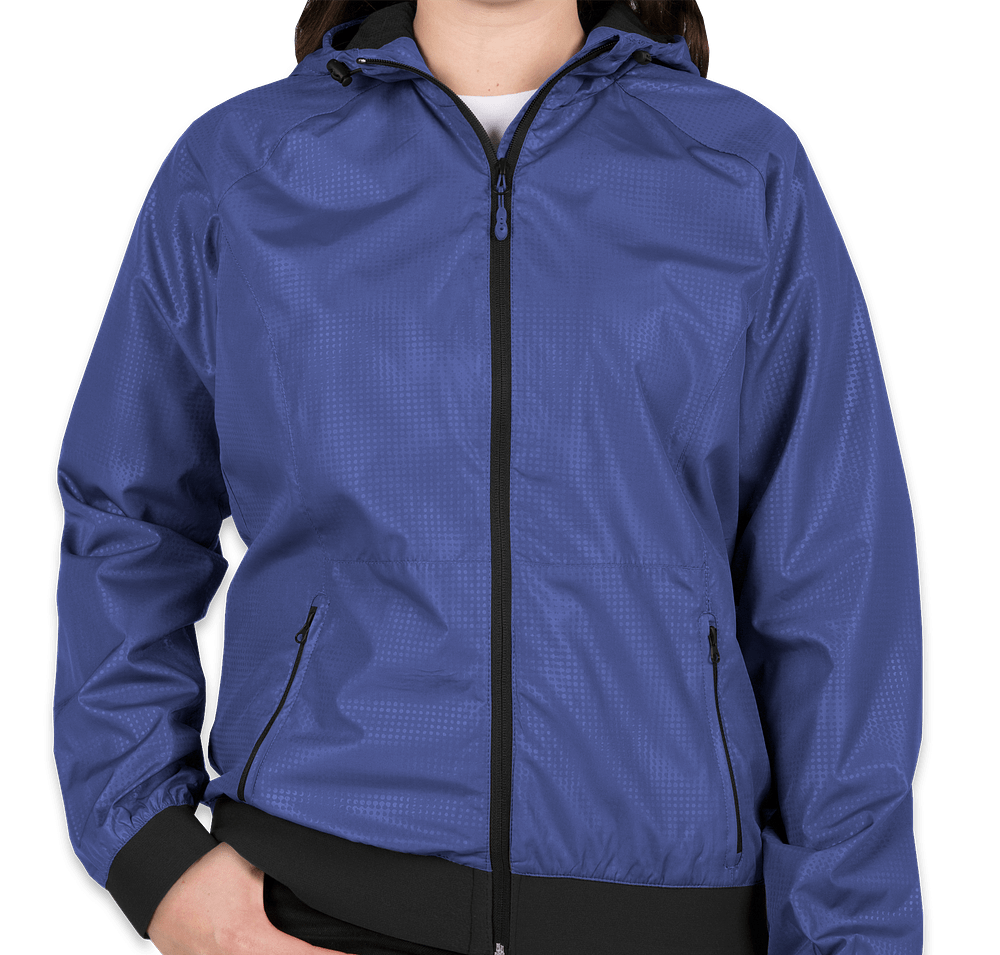 Sport-Tek Women's Hooded Windbreaker Jacket-default