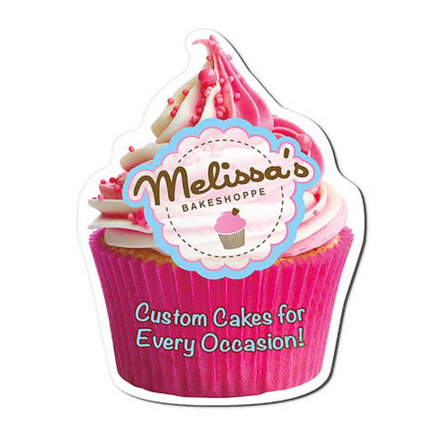 Full Color 20 Mil Custom Shape Magnet - 14.01-16 sq. in. in MGCS20-14