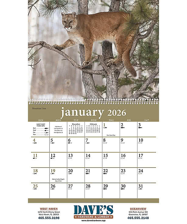 North American Wildlife Calendar