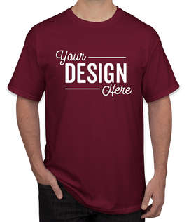 Canada - Gildan 100% Cotton T-shirt - Color: Garnet