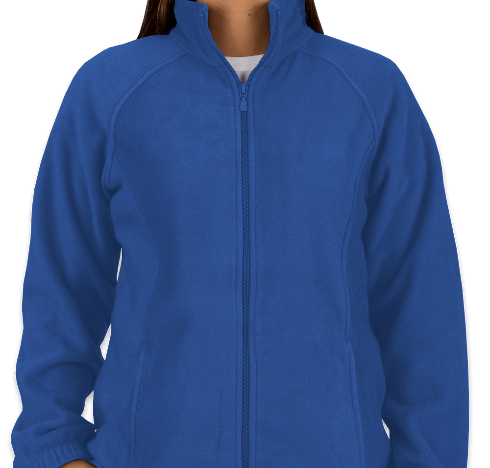 Harriton Women's Full Zip Fleece Jacket - Embroidered-default