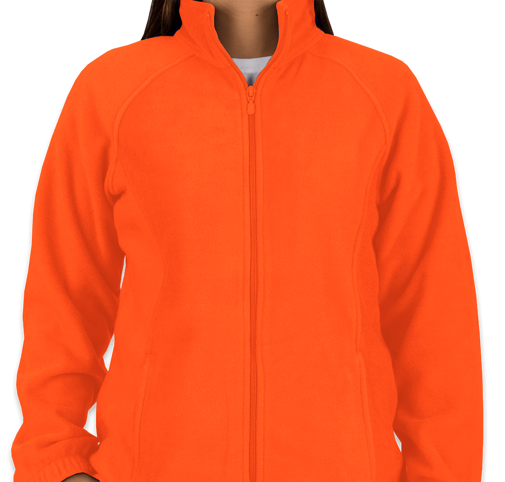 Harriton Women's Full Zip Fleece Jacket - Printed-default