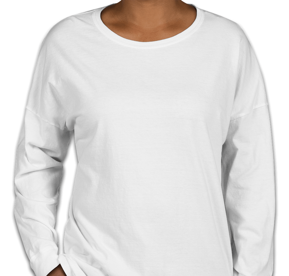 Comfort Colors Women's Drop Shoulder Long Sleeve T-Shirt-default