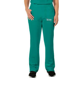 Cherokee Infinity Women's Low Rise Pull-On Scrub Pant - Color: Teal