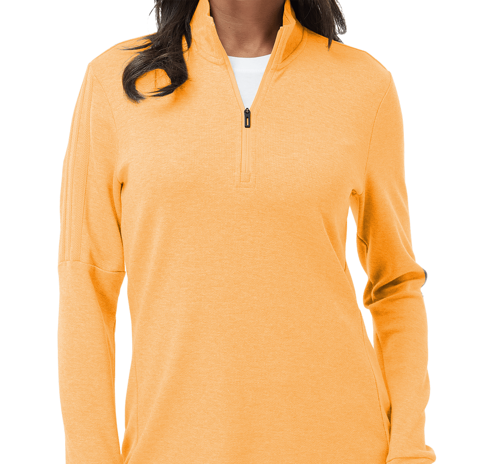 Adidas Women's 3-Stripes Recycled Quarter Zip Sweatshirt-default