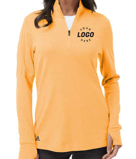 Adidas Women's 3-Stripes Recycled Quarter Zip Sweatshirt
