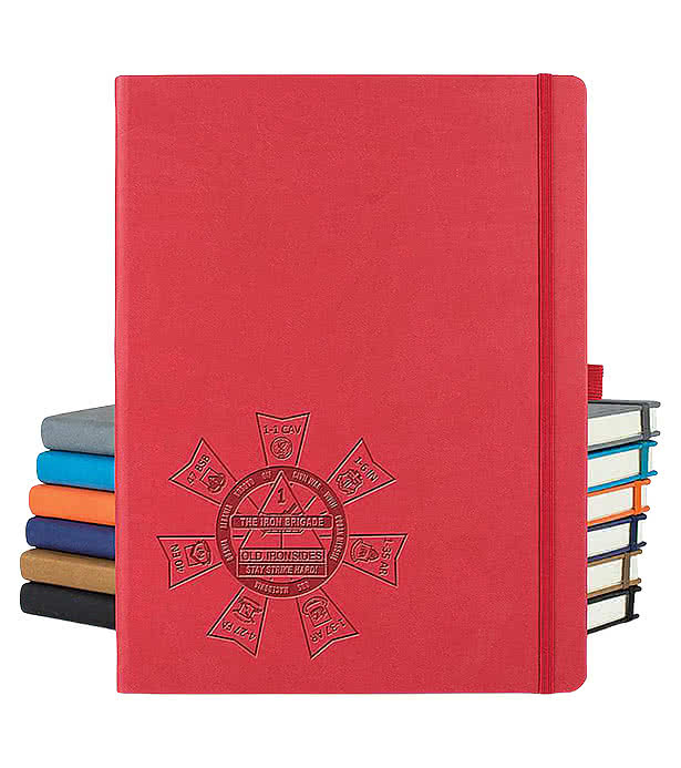 Castelli Debossed Tucson Grande Lined Hard Cover Notebook