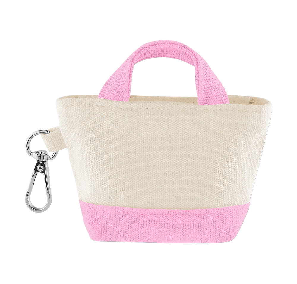 12 Oz. Recycled Cotton Mini Tote Bag Charm-default