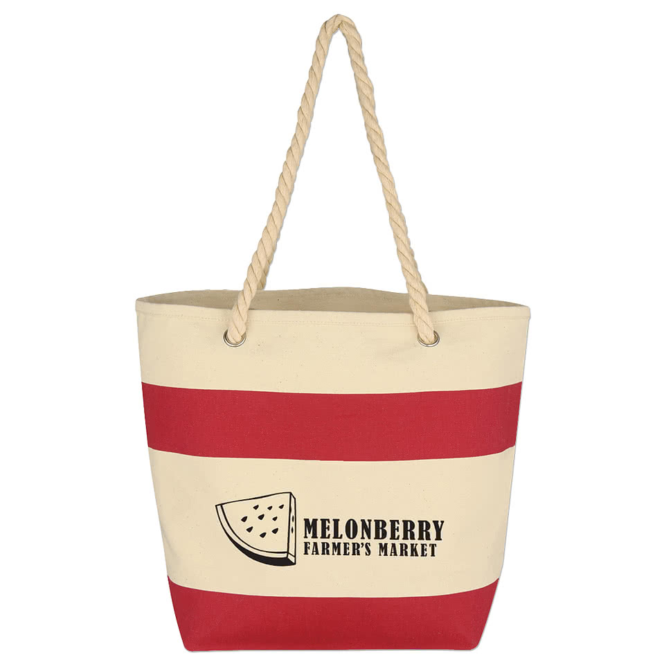Large Cruising Tote Bag with Rope Handles