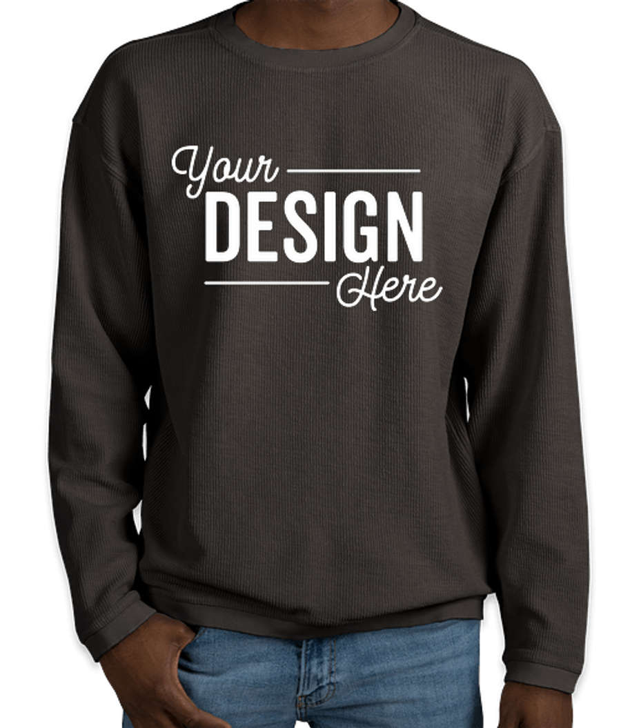 Charles River Camden Crewneck Sweatshirt in Vintage Black