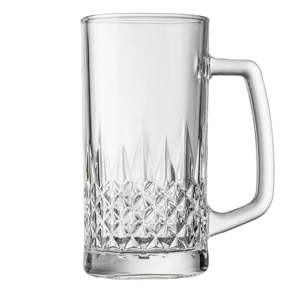 Laser Etched 19 oz. Portland Glass Beer Stein-default