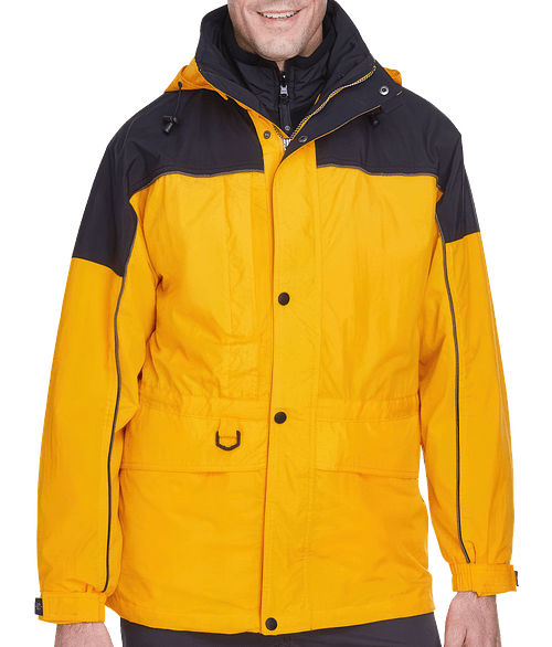 North End 3-In-1 Two-Tone Insulated Parka in Sun Ray