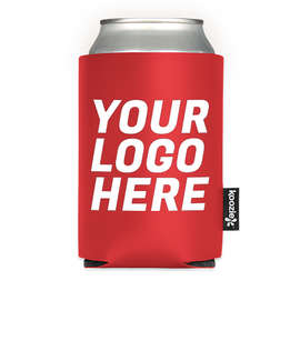 KOOZIE® Deluxe Collapsible Can Kooler - Color: Red