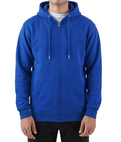 Zuni Midweight Full Zip Hoodie in Red