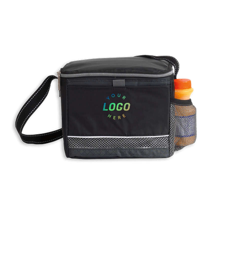 Full Color Icy Bright Lunch Cooler in Charcoal