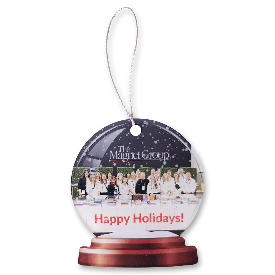 Snow Globe Acrylic Ornament