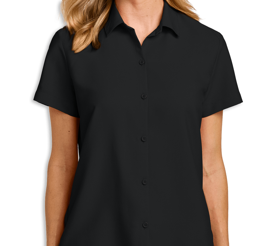 Port Authority Women's Dockside Easy Care Short Sleeve Work Shirt-default