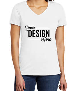 Allmade Women's Tri-Blend V-Neck T-shirt - Color: Fairly White